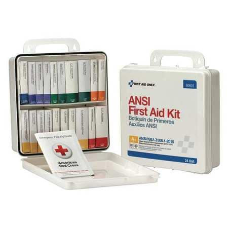 FIRST AID ONLY 90601 KIT,FIRSTAID,24UNIT,ANSI