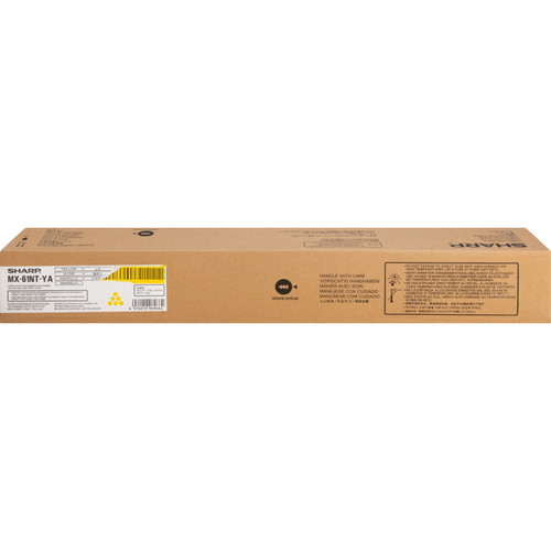 SHARP ELECTRONICS MX61NTYA SHARP MX-61NT TONER CARTRIDGE - YELLOW
