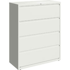 LORELL 00035 LORELL  LATERAL FILE, 4-DRAWER, 42"X18-5