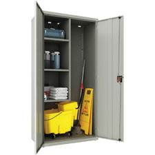 LORELL 00018 LORELL  JANITORIAL CABINET, LOCKING STOR
