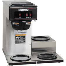 BUNN-O-MATIC CORP 133000003 COFFEEMAKER,VP17-3,12CUP