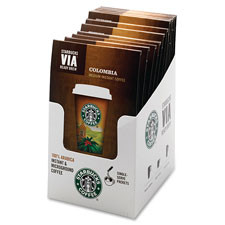 STARBUCKS COFFEE COMPANY 12407839 STARBUCKS  COFFEE PACKETS, SINGLE SERVE,