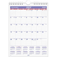 AT-A-GLANCE AY128 CALENDAR,WALL,ACAD,MNTH,8X11