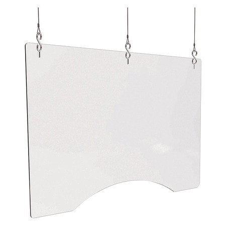 DEFLECT-O PBCHPC3624 SNEEZE GUARD POLYCARBONATE CLEAR PK2