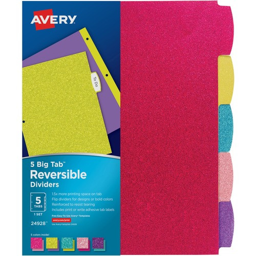 AVERY 24928 DIV,REVFASHION,5T,ASTD
