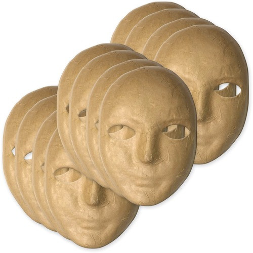 PACON CORPORATION 419012 PACON  PAPER MACHE MASK, 8"X5-1/4", 12/S