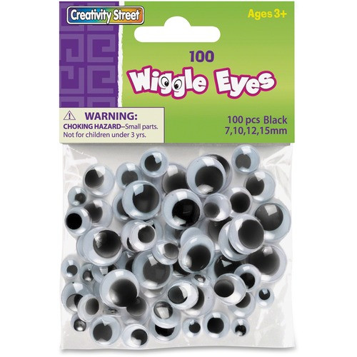 PACON CORPORATION 344602 PACON  WIGGLE EYES, ASSORTED SIZES, 100/