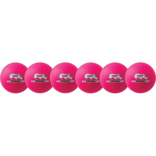 CHAMPION SPORT RXD6NPSET RHINO SKIN LWBON DODGEBALL,,6",PINK,PK6