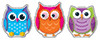 CARSON-DELLOSA PUBLISHING CD-120107 COLORFUL OWLS CUT OUTS 36CT
