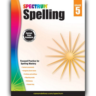 CARSON-DELLOSA PUBLISHING CD-704601 SPECTRUM SPELLING GR 5