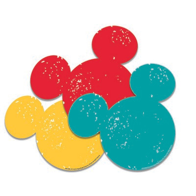 EUREKA COMPANY EU-841008 MICKEY MOUSE PAPER CUT OUTS