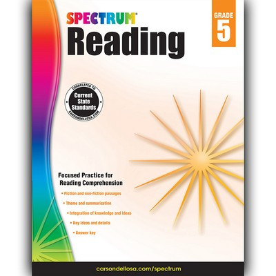 CARSON-DELLOSA PUBLISHING CD-704583 SPECTRUM READING GR 5