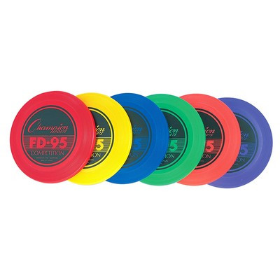 CHAMPION SPORT FD95 SINGLE FLYING DISC ASST COLORS