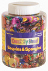 CHENILLE KRAFT COMPANY CK-6129 SHAKER JAR SEQUINS & SPANGLES