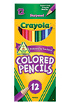 CRAYOLA 4012 CRAYOLA COLORED PENCILS 12 COLOR