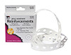 CHARLES LEONARD, INC 91200 REINFORCEMENT,ADH,1/4"POLY,WHT