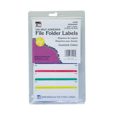 CHARLES LEONARD, INC 45200 LABEL,FILE FOLDER,AST