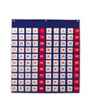 LEARNING RESOURCES 2208 POCKET CHART HUNDREDS 26H X 27-1/2