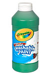 CRAYOLA 201644 CRAYOLA WASHABLE PAINT 16 OZ GREEN