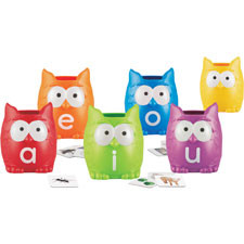 LEARNING RESOURCES 5460 VOWEL OWLS SORTING SET