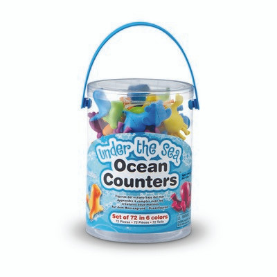 LEARNING RESOURCES 3341 UNDER THE SEA OCEAN COUNTERS