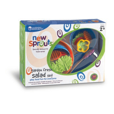 LEARNING RESOURCES 9745D NEW SPROUTS GARDEN FRESH SALAD SET