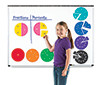 LEARNING RESOURCES 1616 DOUBLE SIDED MAGNETIC FRACTIONCIRCLES