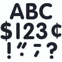 TEACHER CREATED RESOURCES 5376 BLACK CLASSIC FONT 4IN LETTERSUPPERCASE 