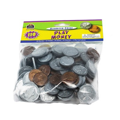 TEACHER CREATED RESOURCES 20639 PLAY MONEY ASSORTED COINS
