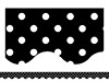 TEACHER CREATED RESOURCES 4671 BLACK MINI POLKA DOTS BORDER TRIM