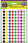 TEACHER CREATED RESOURCES 4743 COLORFUL CIRCLES MINI STICKERSVALUE PACK