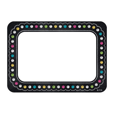 TEACHER CREATED RESOURCES 5623 CHALKBOARD BRIGHTS NAME TAGS