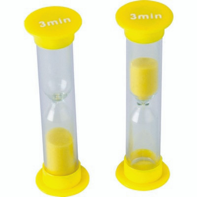 TEACHER CREATED RESOURCES 20661 SMALL SAND TIMER 3 MINUTE