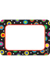 CREATIVE TEACHING PRESS 4505 DOTS ON BLACK NAME TAGS