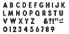 TREND ENTERPRISES, INC. T-79411 BLACK READY LETTERS 7IN UPPERCASEBILLBOA