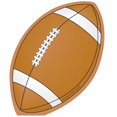 CREATIVE SHAPES ETC. LLC SE-53 FOOTBALL LARGE NOTEPAD