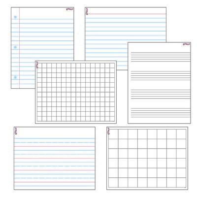 TREND ENTERPRISES, INC. T-27906 WIPE OFF PAPERS & GRIDS COMBO PACK