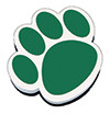 ASHLEY PRODUCTIONS 10001 MAGNETIC WHITEBOARD ERASER GREENPAW