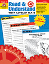 EVAN-MOOR 3444 READ AND UNDERSTAND WITH LEVELEDTEXTS GR