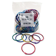 HYGLOSS PRODUCTS INC. 61355 BOOK RINGS 2 50 PER PACK
