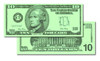 LEARNING ADVANTAGE 7509 $10 BILLS SET 100 BILLS