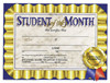 FLIPSIDE H-VA528 STUDENT OF THE MONTH 30/PK 8.5 X 11CERTI