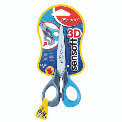 MAPED USA 693500 5IN SENSOFT SCISSORS LEFT HANDED