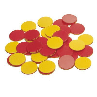 LEARNING ADVANTAGE 7209 TWO COLOR PLASTIC COUNTERS 200/ST