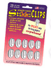 THE STIKKIWORKS CO. 01420 STIKKICLIPS 30 WHITE CLIPS PER PKG.