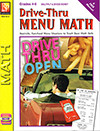 REMEDIA PUBLICATIONS 601C DRIVE THRU MENU MATH MULTIPLY &DIVIDE MO