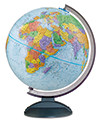 REPLOGLE GLOBES RE-30513 THE TRAVELER GLOBE BLUE FINISH