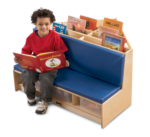 JONTI-CRAFT, INC. 53410JC JONTI-CRAFT CORNER LITERACY NOOK - RED