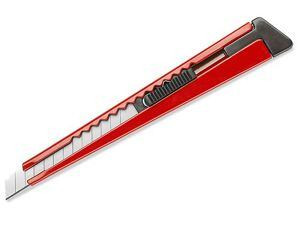 USC H-1371R ULINE MINI SNAP-BLADE KNIFE - RED