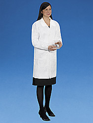 USC S-15410B-4X DUPONT TYVEK LAB COAT WITH NO POCKETS BU